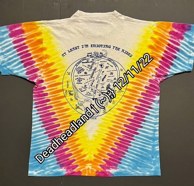 Reading Fightin Phils x Grateful Dead DEAD HEAD Tee TShirt Adult L Large  Tie Dye